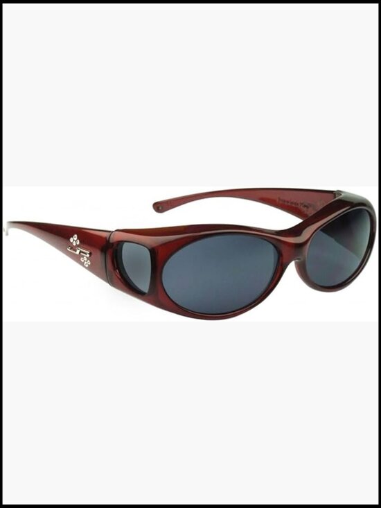Fitover Sunglasses Polarized Gray Lenses UV Protection for Prescription Glasses